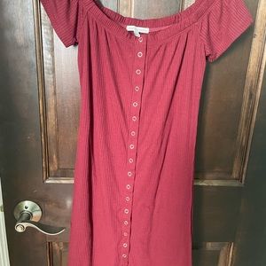 Charlotte Russe Burgundy Dress